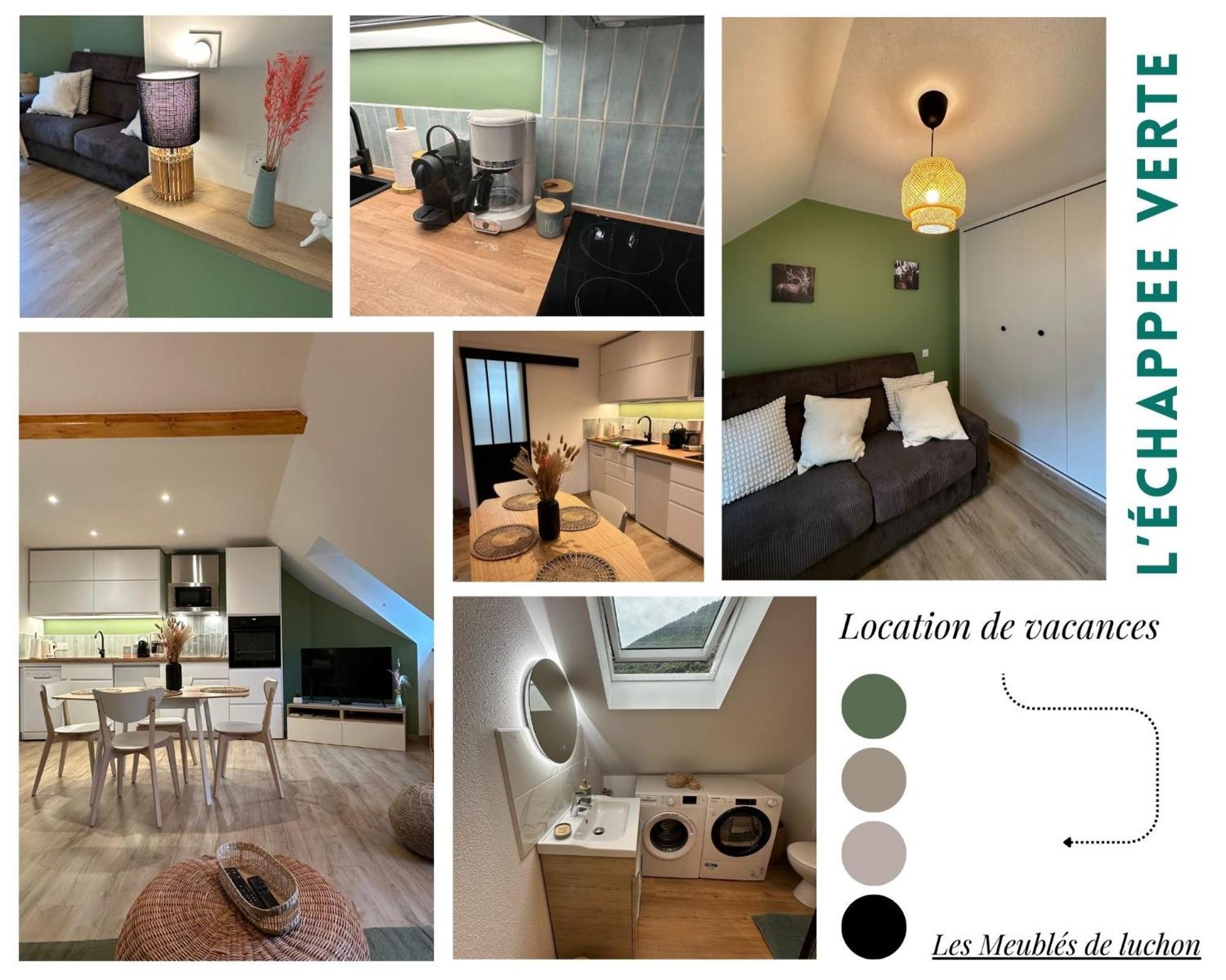 Les Meubles De Luchon - L'Echappee Verte - Centre Luchon, Calme, Wifi Bagnères-de-Luchon Extérieur photo